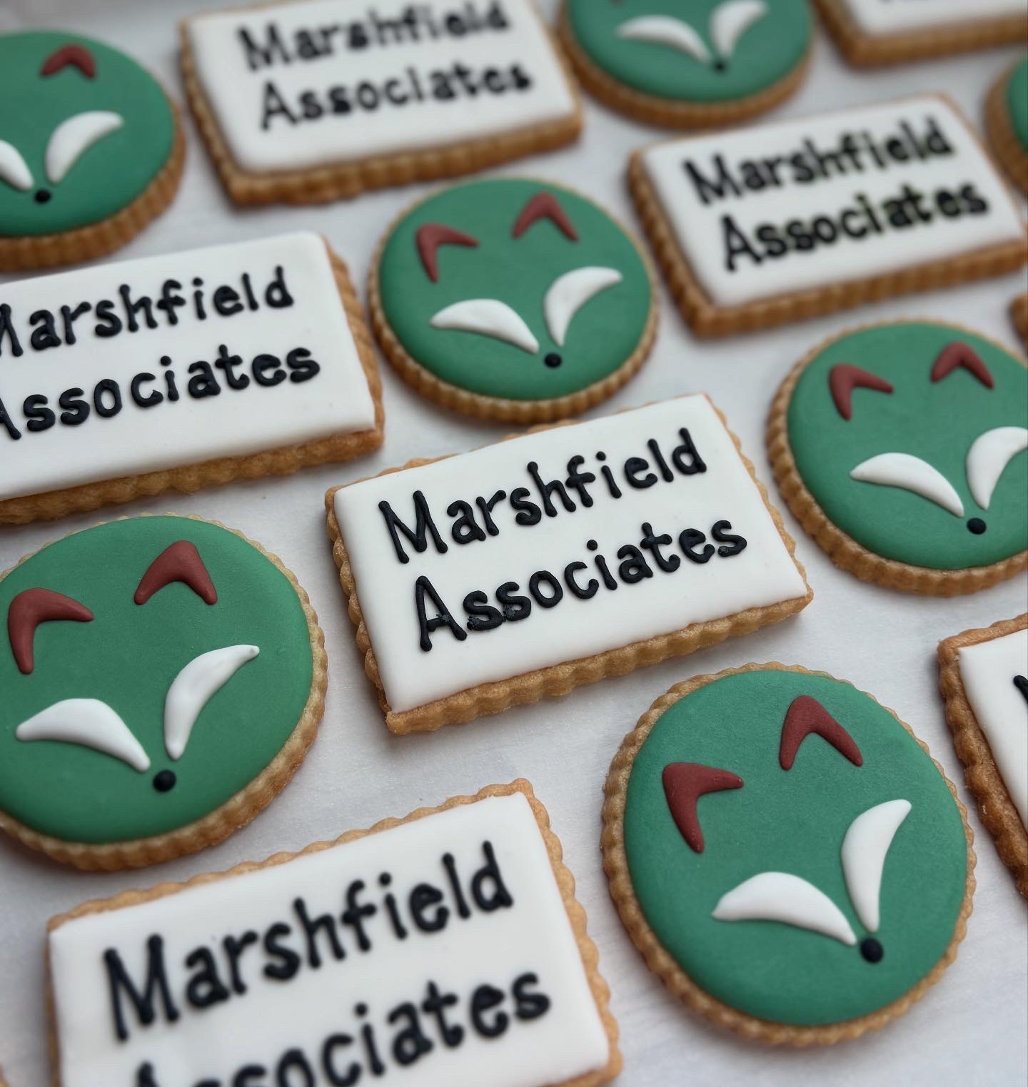 Corporate Brand Logo Cookies